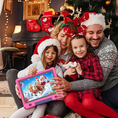 Vista 7 de PRITOM Tablet Android 15, Tablet nueva de 10'' para niños, control parental, 64GB+1TB ampliables para niños, WiFi6, educativa, juegos, software
