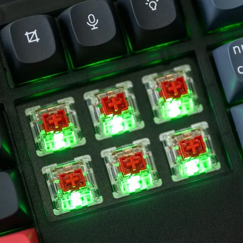 Vista 5 de Keychron Teclado mecánico personalizado V6, macro programable QMKVIA de tamaño completo con teclado intercambiable en caliente K Pro interruptor
