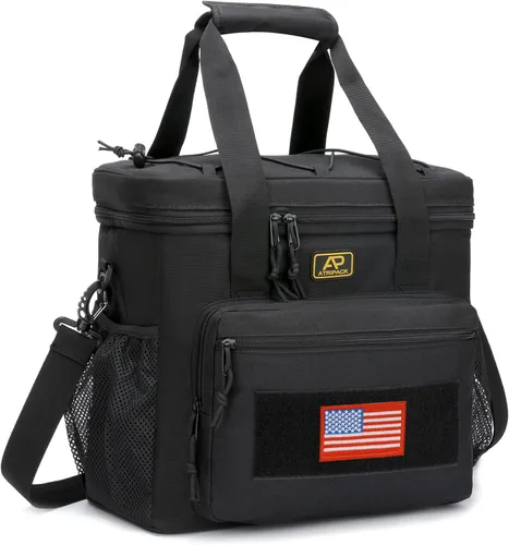 Vista 10 de ATRIPACK Lonchera táctica para hombres, bolsa de almuerzo táctica Molle con correas a prueba de fugas, aislada, para mujeres, comida para adultos