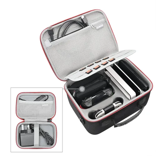 Vista 7 de RLSOCO Carrying Case for Nintendo Switch & Switch OLED-Fit Extra Switch Pro Controller & Poke Ball Plus