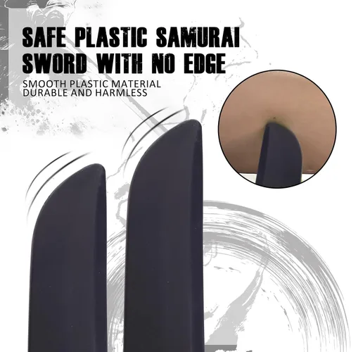 Vista 7 de 2 PCS 3D Impreso Gravedad Retráctil Samurai Espada Modelo Juguetes Halloween Juguete Portátil Espada Samurai