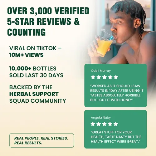 Vista 9 de Serene Herbs Paquete de líquido amargo de guanábana y semillas negras – Guanábana herbal orgánica para apoyo digestivo y salud inmunológica