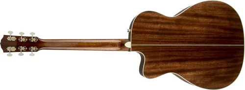 Vista 3 de Fender Paramount PM-3 Guitarra acústica estándar triple-0, con garantía de 2 años, natural, con estuche