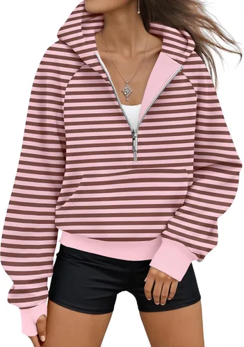 Vista 28 de AUTOMET Sudaderas con capucha de mujer, sudaderas de forro polar para otoño, conjuntos de moda, sudaderas para hacer ejercicio, chaquetas con Verde