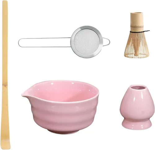 Vista 9 de 5Pcs Ceramic Whisking Bowl Set, Balloon, B