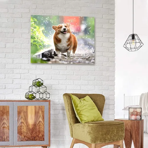 Vista 3 de Impresión personalizada de foto a lienzo – Impresiones en lienzo con tus fotos en arte de pared personalizado para dormitorio, sala de estar, boda