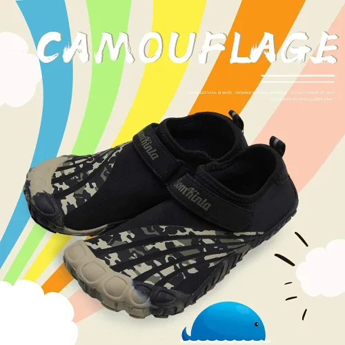 Vista 3 de BomKinta Zapatos de agua para niños descalzos Chicos Niñas de secado rápido Zapatillas deportivas ligeras Zapatillas deportivas