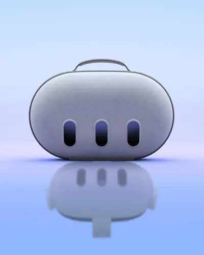 Vista 2 de Aubika Funda para Oculus Quest 3, funda rígida de transporte para accesorios Meta Quest 3, compatible con auriculares Quest 2Pico 4, viaje