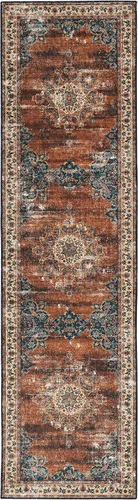 Vista 48 de Linon The Anywhere - Alfombra lavable Wesley marfil/amarillo, 5 x 7 pies Wesley Marfil y Amarillo