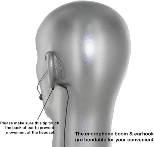 Vista 3 de Avl-630-sh4 Auriculares con gancho para auriculares para sistema de micrófono inalámbrico Shure Para el sistema de micrófono inalámbrico Shure