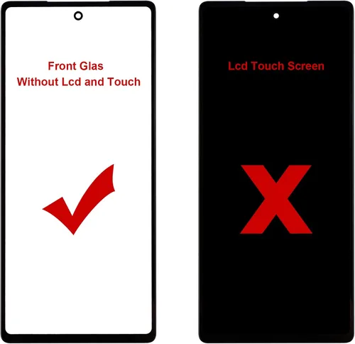 Vista 4 de Duotipa - Panel de cristal frontal original de repuesto para Google Pixel 6A-6.1 pulgadas, reemplazo de pantalla de vidrio frontal con kit