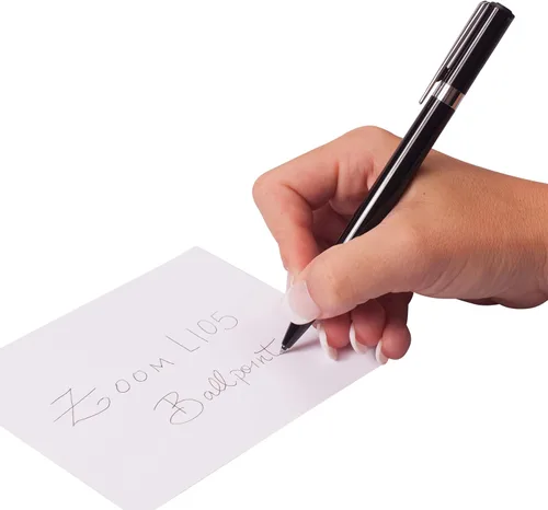 Vista 2 de Tombow 55112 ZOOM L105 - Bolígrafo negro, paquete de 1. Diseño delgado y cónico para escritura cómoda y diaria