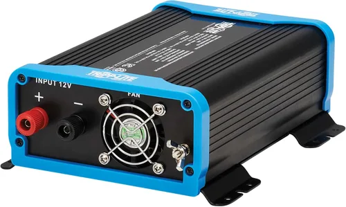 Vista 7 de Tripp Lite Inversor de corriente compacto de onda sinusoidal pura de 300 W, 2 tomas, 1 puerto de carga USB + 1 USB-C, soportes de montaje incluidos