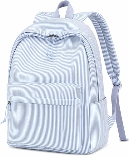 Vista 12 de BTOOP Mochila escolar para adolescentes, mochila grande de pana ligera, para niñas, niños, casual, escuela secundaria, universidad, Mochilas Daypack