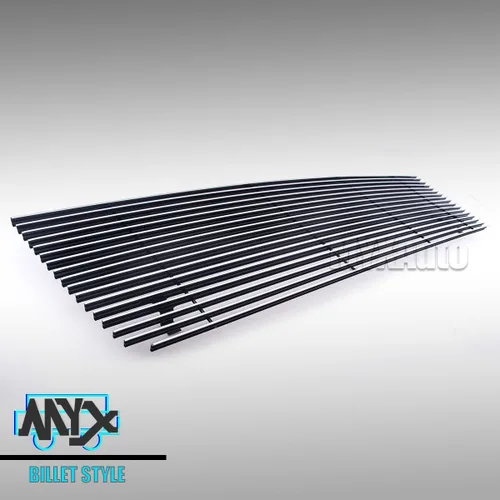 Vista 7 de Rejilla pulida delantera superior superior para Ford Bronco F-Series 1992-1997 Pickup F-150/F-250/F-350 Cromo Billet Grill Inserto de parrilla