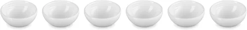 Vista 2 de Le Creuset Set De 6 Cuencos Vancouver Pinch 2 Oz Blanco