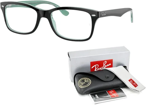 Vista 3 de Ray-Ban RX5228 - Lentes cuadrados para hombre y mujer + paquete con kit de gafas de diseñador iWear