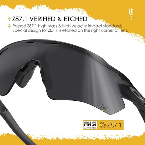 Vista 13 de Lentes de repuesto ANSI Z87.1 para gafas de sol Oakley Holbrook Metal OO4123