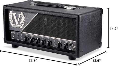 Vista 4 de Victory Amplification V130 The Super Jack - Cabezal de amplificador para guitarra de tubo de 100 vatios
