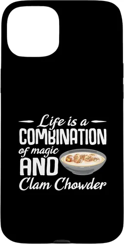 Vista 9 de iPhone 16 Life is a combination of magic and Clam Chowder Case