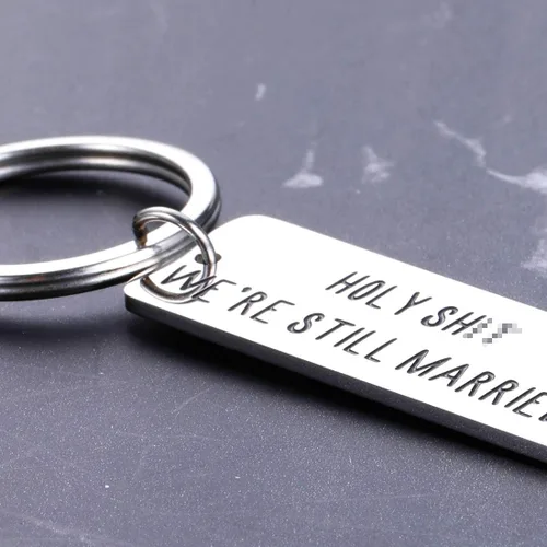 Vista 6 de Annivesary for Her Him llavero divertido regalos para esposa marido compromiso boda regalos para parejas hombres mujeres esposa esposa regalos