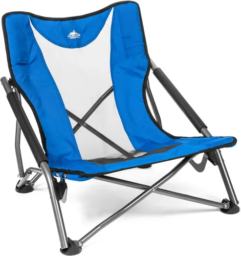 Vista 11 de Cascade Mountain Tech Silla de campamento plegable para camping, playa, picnic, barbacoas, eventos deportivos con bolsa de transporte
