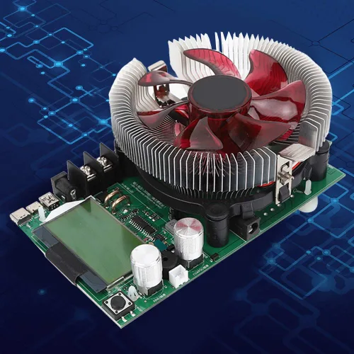 Vista 2 de Maxmartt Probador de batería USB ajustable de corriente constante de carga electrónica módulo de probador de capacidad de batería 150W 200V 20A