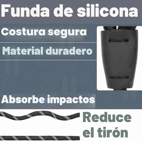 Vista 7 de Correa para perro de 6 pies, dos asas extra acolchadas, clip de mosquetón de bloqueo, reflectante para visibilidad nocturna, resistente a la Negro