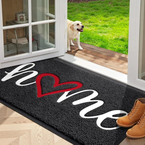 Vista 10 de StepLively Tapete de Puerta Alfombra de Bienvenida para Interiores y Exteriores, Tapete de Bienvenida de Perfil Bajo y Antideslizante para Entrada