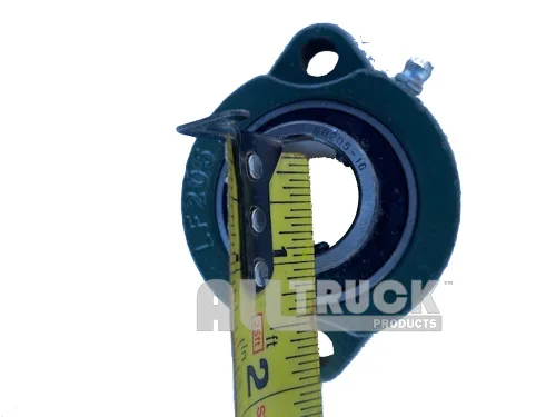 Vista 4 de LF205 SB205-16 Brida de 2 pernos para cojinete de repuesto de eje de 1 pulgada con patrón de pernos de centro a centro de 3 pulgadas para kits
