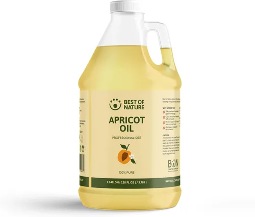 Vista 14 de Best of Nature Aceite de almendra de albaricoque 100% puro – Masaje ligero sin perfume y aceite corporal para piel, cara y cabello – Aceite portador