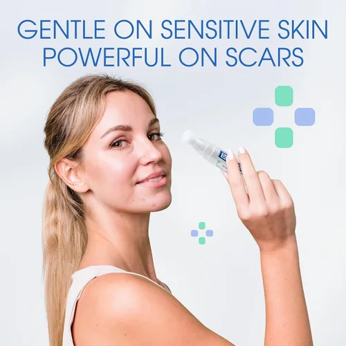 Vista 4 de Suero de gel para cicatrices de silicona 100% – Aplicador de cepillo ultrasuave para procedimientos cosméticos y exfoliaciones faciales, cuidado