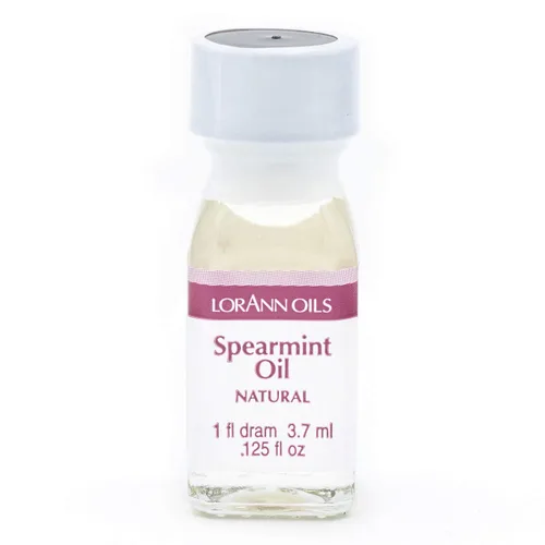 Vista 3 de LorAnn Spearmint Oil SS, sabor natural, 1 botella de dram (0.0125 fl oz - 0.1 fl oz - 1 cucharadita)