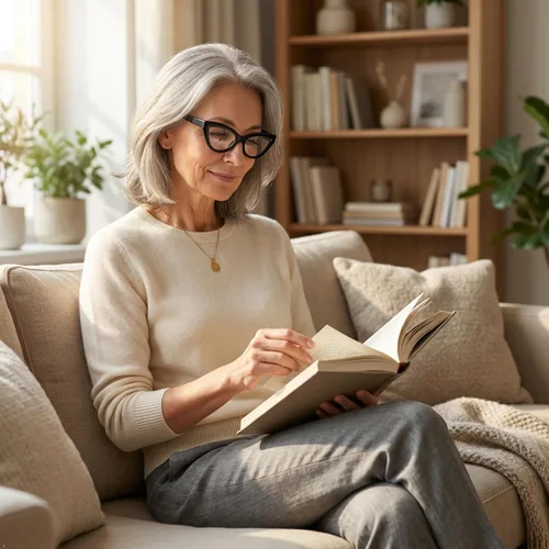 Vista 2 de Eyekepper Gafas de lectura estilo ojo de gato para mujeres lectoras elegantes Ladies Reader Eyeglasses, Vintage Cheaters Glass, Stylish Reader