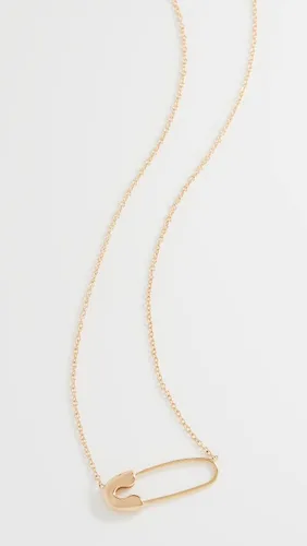Vista 2 de Collar de seguridad de oro de 14 quilates para mujer