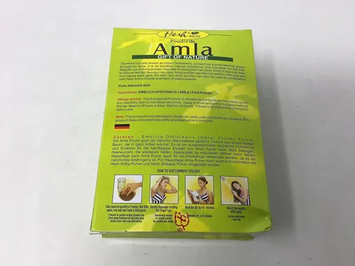 Vista 5 de Polvo para el pelo Hesh Pharma Amla, polvo de 3.5 oz