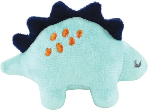 Vista 4 de Luvable Friends Juguete de peluche chirriante unisex para bebé con cuerda Dinosaurios