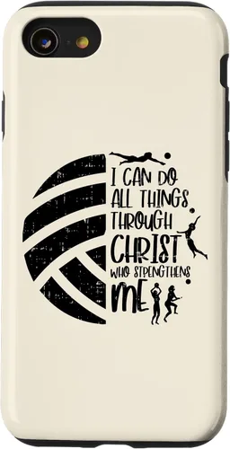 Vista 18 de I Can Do Things Through Christ Volleyball Christian Gift Case for iPhone 17