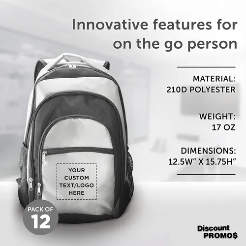 Vista 4 de Iron Peak - Mochilas multiusos, - Personalizado - Gris, Mochilas tradicionales