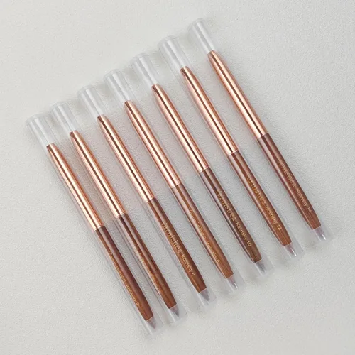 Vista 6 de Pure Kolinsky - Cepillo de uñas acrílicas para el cabello, mango de madera maciza, pinceles profesionales de manicura para aplicaciones acrílicas