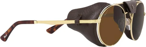 Vista 11 de Persol PO2496SZ - Gafas de sol redondas DoradoMarrón polarizado