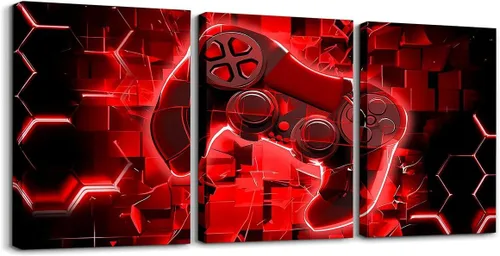 Vista 31 de Feelyou Cuadro azul de carreras para pared, 12 x 16 pulgadas, 3 piezas de autos deportivos de velocidad, lienzo para decoración de pared, diseño