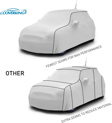 Vista 6 de Coverking Custom Fit cubierta coche para Select Hyundai Veloster Modelos – mosom Plus (Gris)