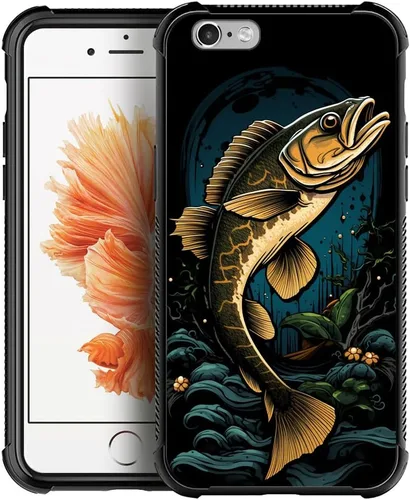 Vista 147 de Funda compatible con iPhone 8 Plus, diseño de oso de bosque otoñal, a prueba de golpes, antiarañazos, carcasa trasera de policarbonato duro