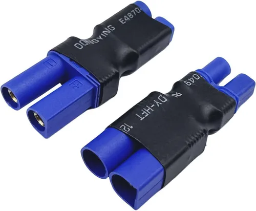 Vista 4 de Adaptador de conector hembra macho EC3 a EC5 para conectores de batería RC Lipo