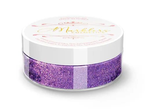 Vista 140 de MARBLERS Polvo de mica natural grueso [perla azul acero] 0.11 onzas (0.11 oz) altamente pigmentado no tóxico, vegano, libre de crueldad animal