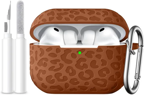Vista 10 de Funda compatible con AirPods Pro 3 con grabado de leopardo APPro3-Negro