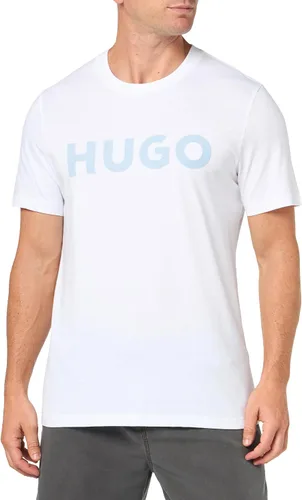 Vista 72 de Hugo Men's Print Logo Short Sleeve T-Shirt Blanco