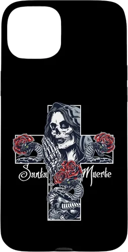 Vista 9 de Funda con diseño de calavera de Santa Muerte para iPhone 17
