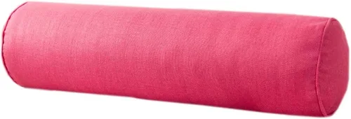 Vista 5 de Almohada larga de algodón y lino para el hogar, almohada redonda decorativa para el cuello cervical, almohada cilíndrica redonda para rodilla Beige